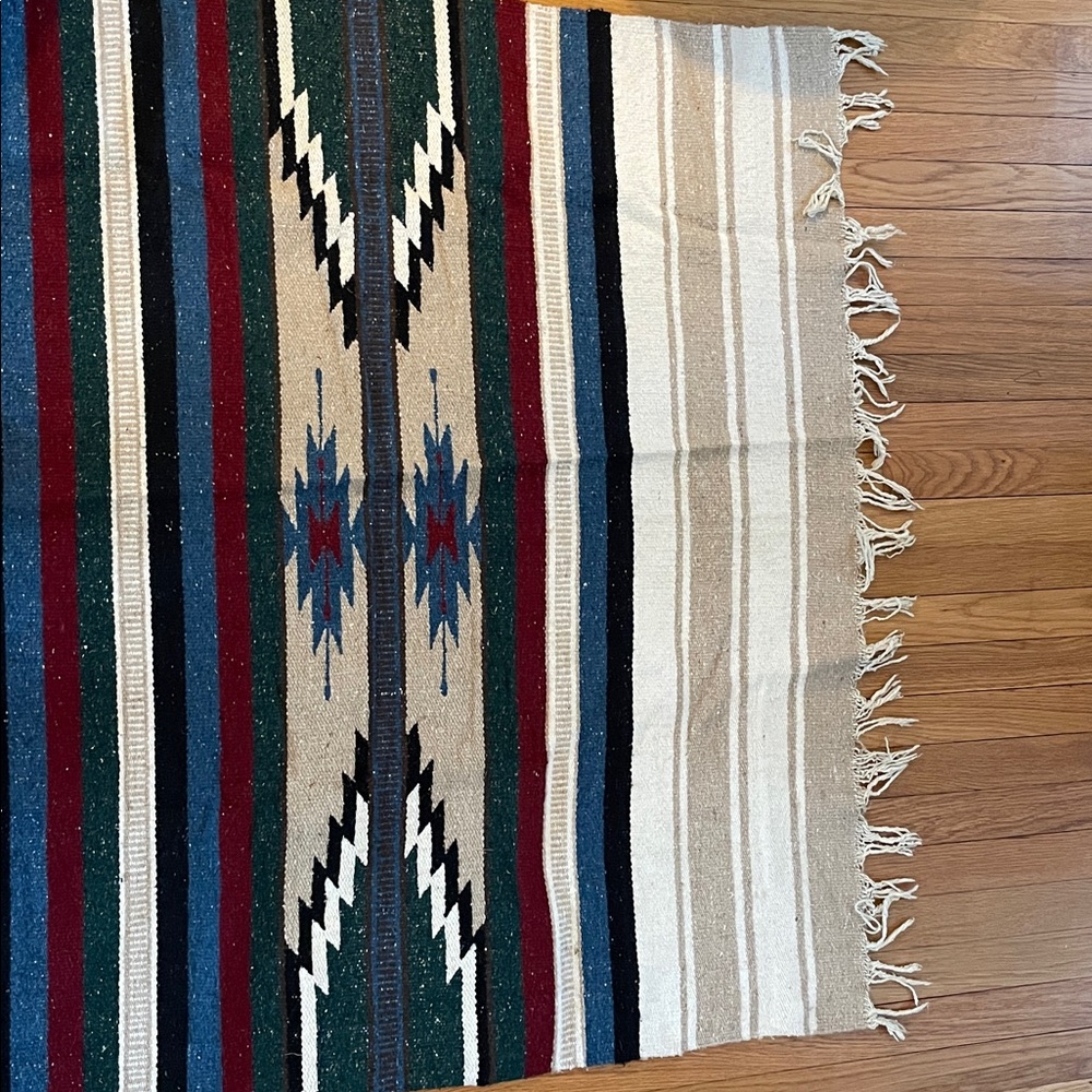 Southwestern Patterned wool Rug - Picture 3 of 6